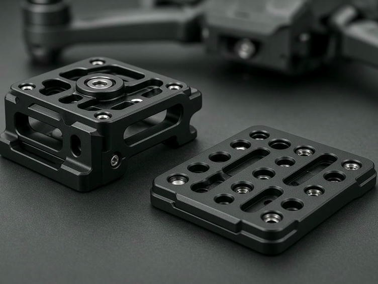 Precision CNC Machined Sensor & Camera Mounts for Robotics