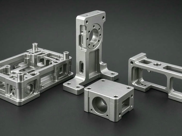 CNC machined components for warehouse and logistics robotics